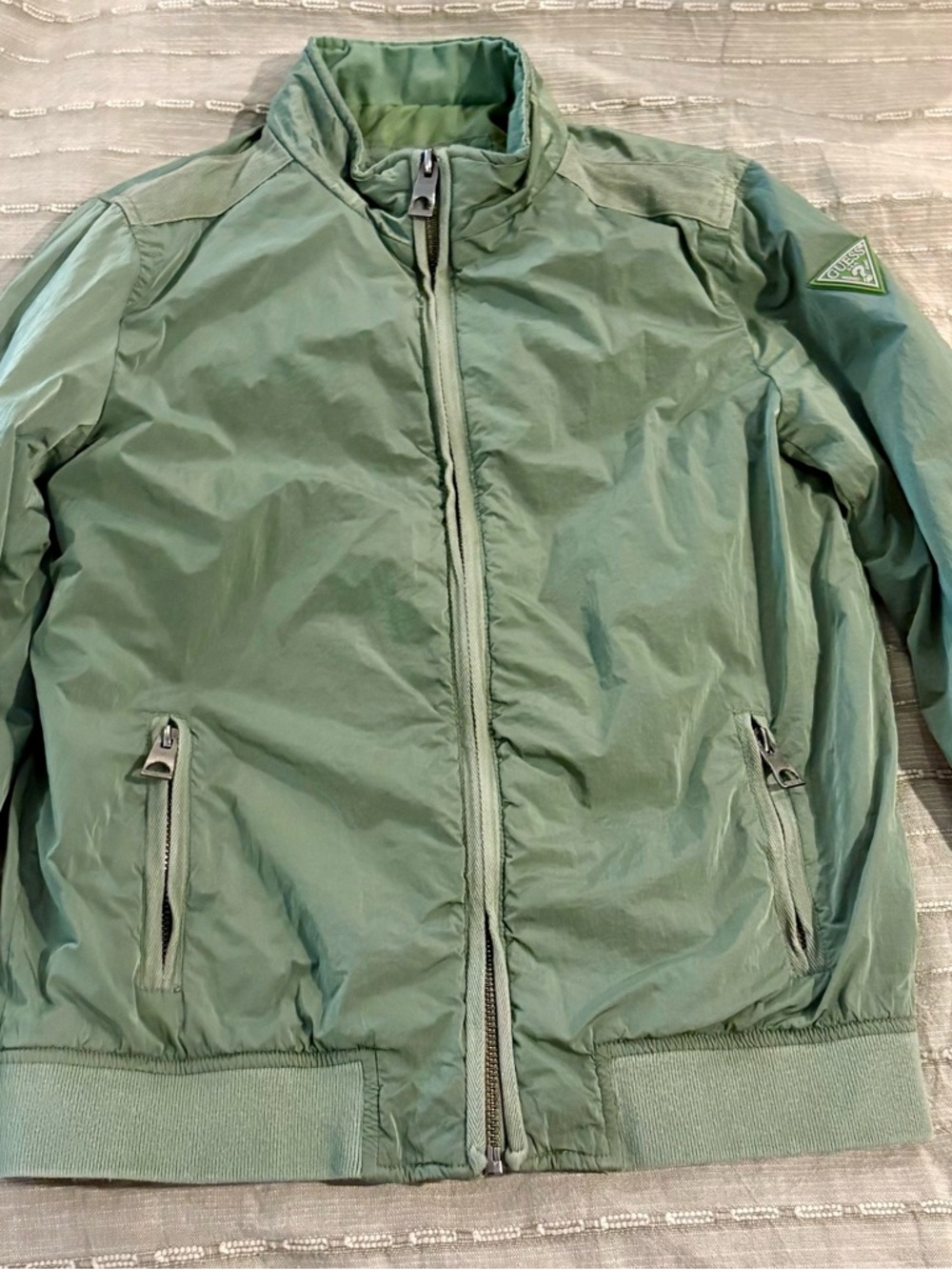 Guess Green Kids Bomber Jacket
